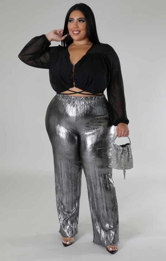 Metallic Pant